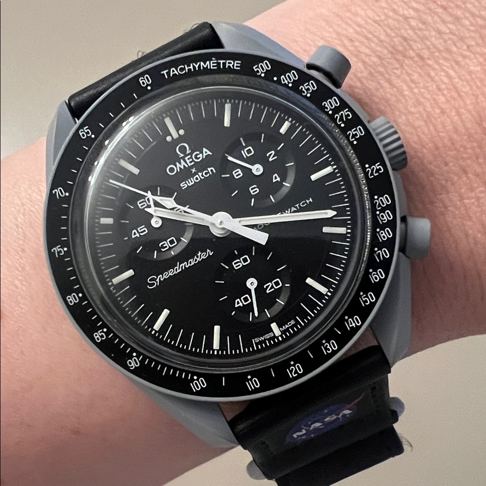 OMEGA Moon Watch Speedmaster Black Dial Watch